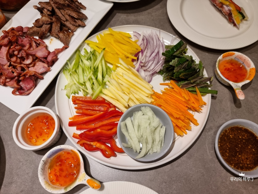 한끼공작소 레시피 과정 사진