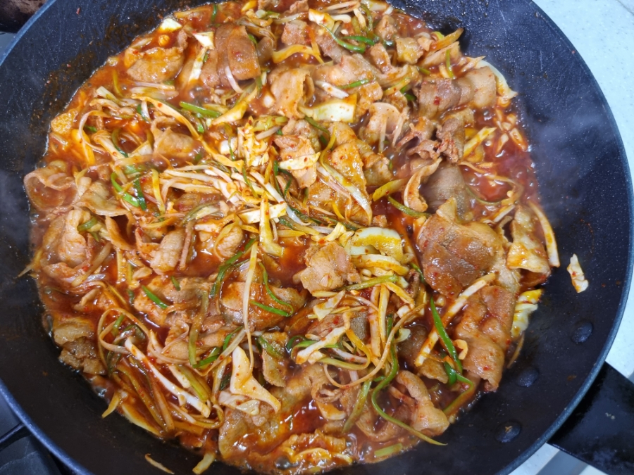 한끼공작소 레시피 과정 사진