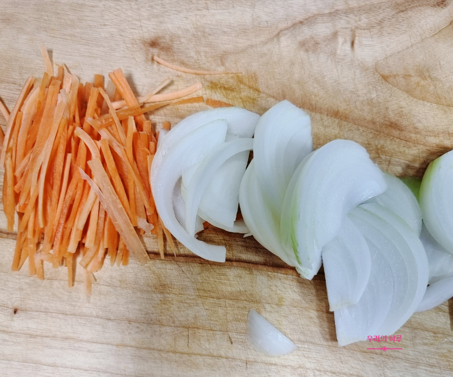 한끼공작소 레시피 과정 사진
