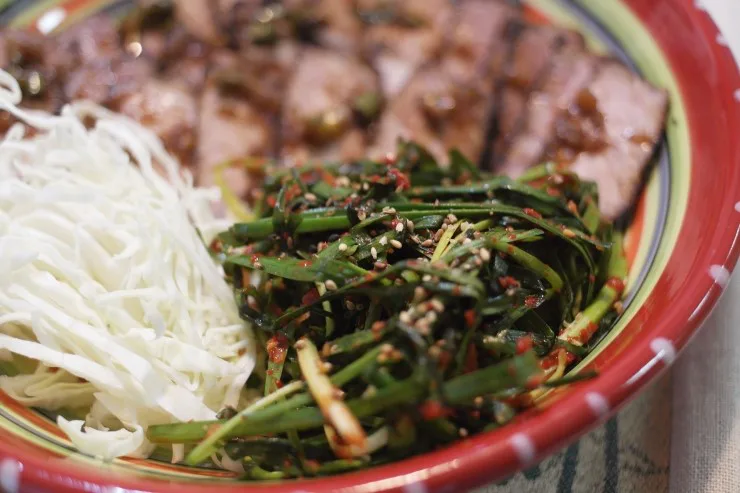 샐러드 마스터 요리 - 돼지고기 통구이