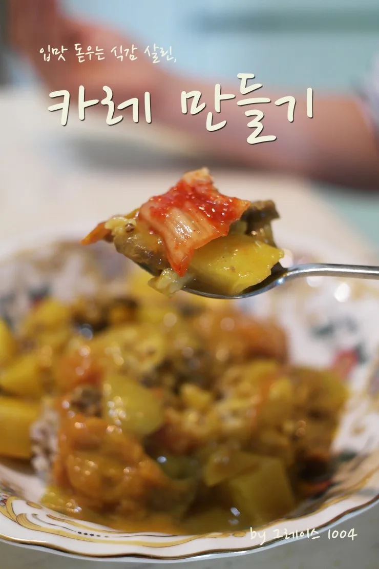 입맛 돋우는 초간단 요리 ! 스페셜 카레 ^^ 카레만들기!/ 샐러드마스터