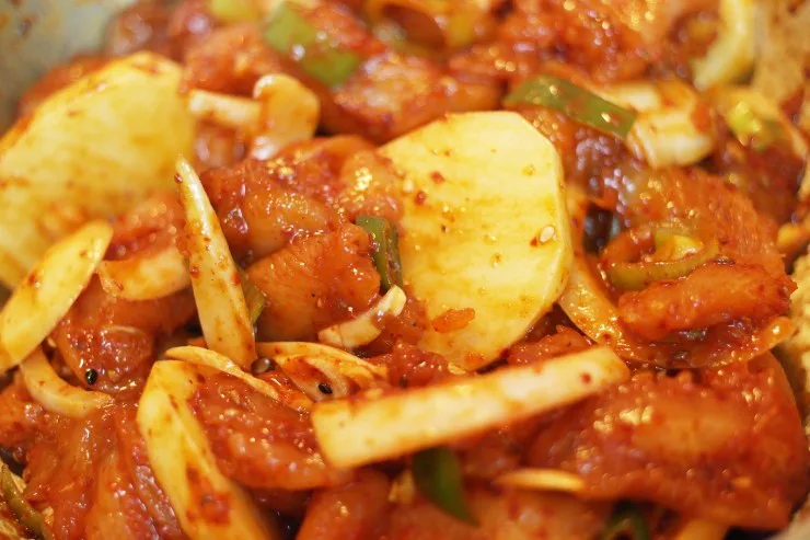 닭가슴살 닭갈비 & 참외 샐러드 /요리