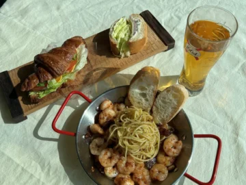 새우감바스 만들기/ 파스타까지 넣은 레시피/집에서 맥주안주로 즐기기!