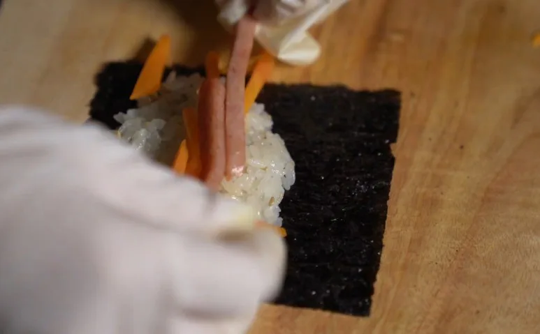 꼬마김밥 마약김밥 만들기/김밥맛있게 싸는법/겨자소스만들기