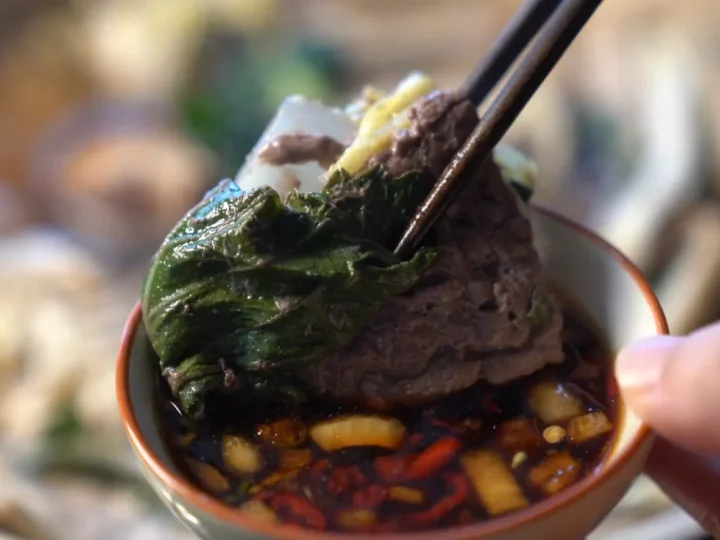 밀푀유나베 만들기 / 간단한 육수/ 소스 레시피 재료까지 20분이면 천상의 맛!