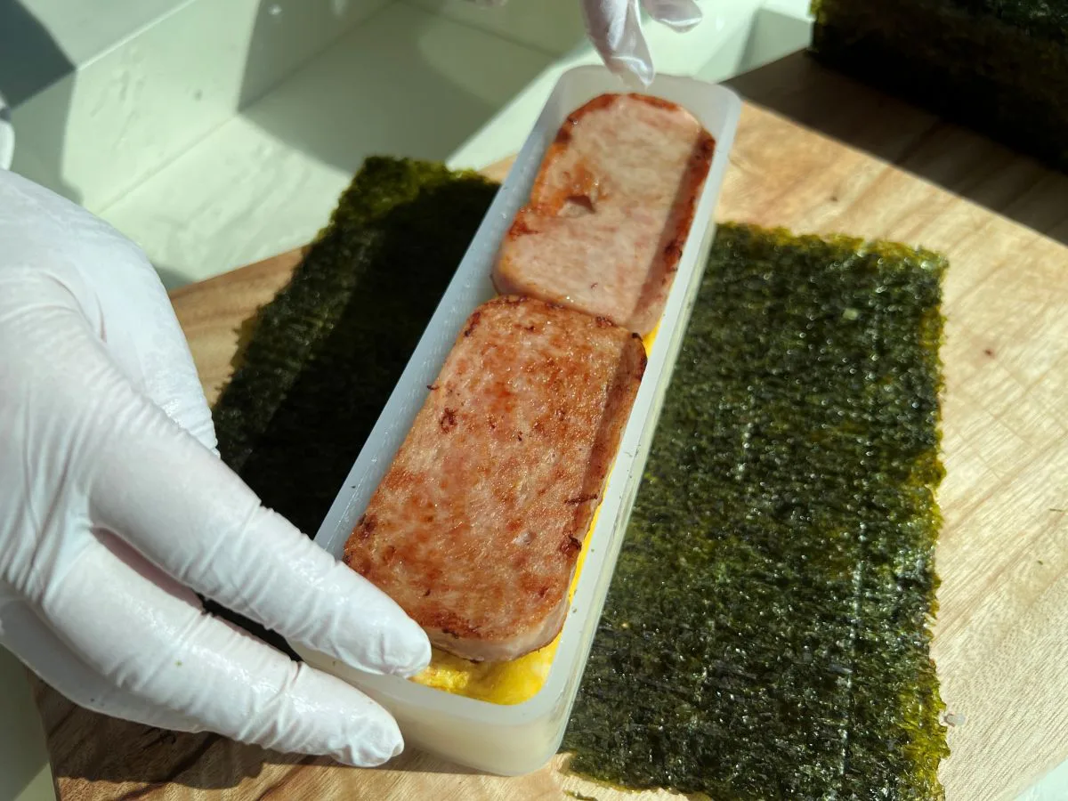 스팸 무스비 만들기 사각김밥 하와이안 무스비 스팸요리