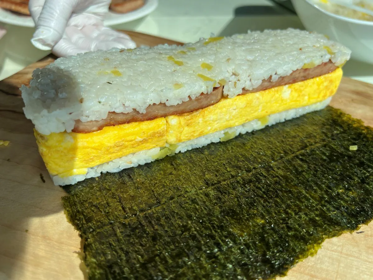 스팸 무스비 만들기 사각김밥 하와이안 무스비 스팸요리
