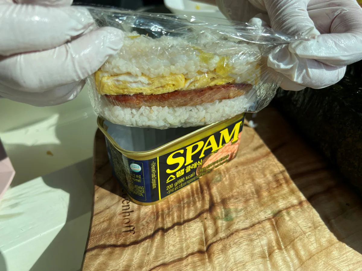 스팸 무스비 만들기 사각김밥 하와이안 무스비 스팸요리