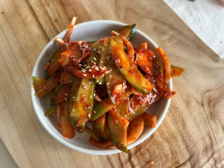 새콤달콤 오이무침 레시피 5분이면 뚝딱 간단반찬