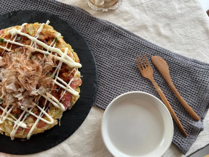 오코노미야끼 만들기 양배추전 소스가 맛있는 양배추요리