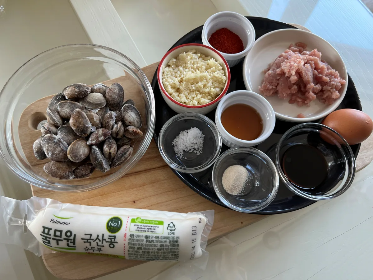 순두부찌개 끓이는법 백종원 레시피 바지락 순두부찌개 양념장