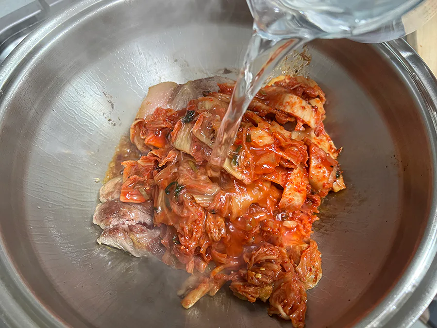 편스토랑 류수영 레시피 돼지고기 김치찜 만들기