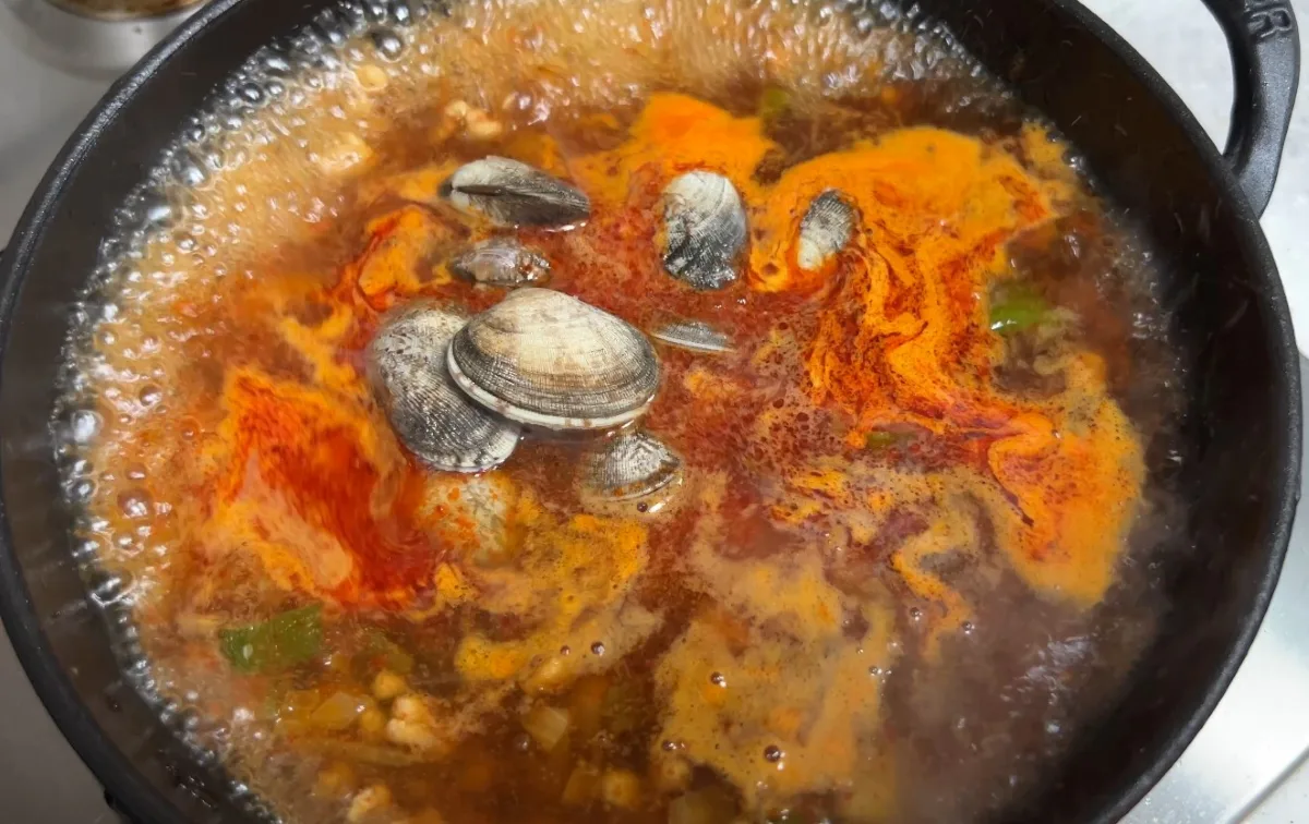 순두부찌개 끓이는법 백종원 레시피 바지락 순두부찌개 양념장