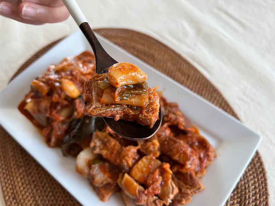 편스토랑 류수영 레시피 돼지고기 김치찜 만들기