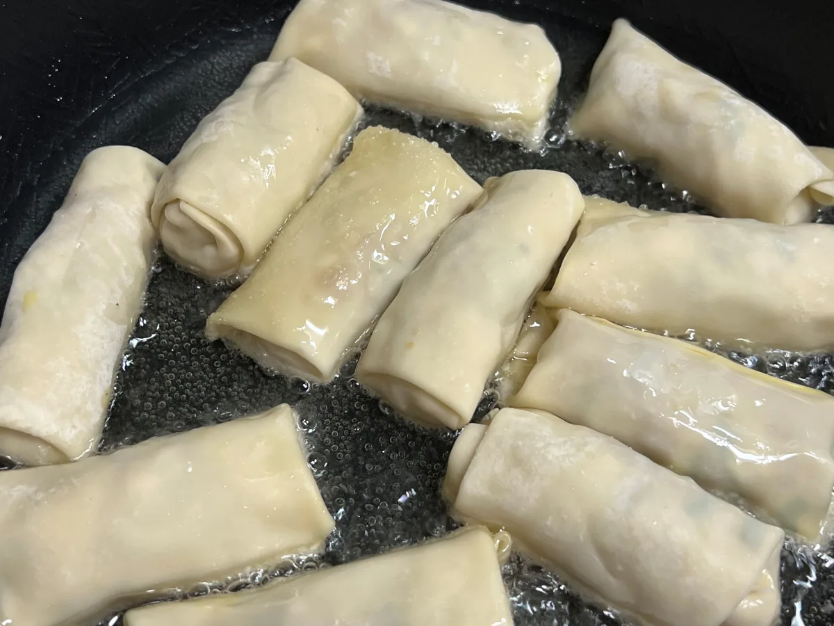 닭가슴살 스프링롤 만들기 만두피 요리