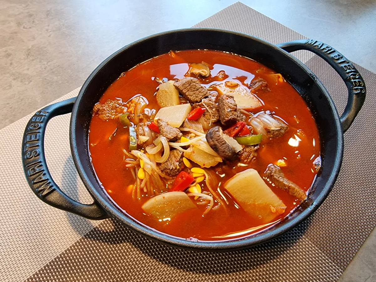 편스토랑 이찬원 경상도식 소고기 무국 끓이는법 대파무침