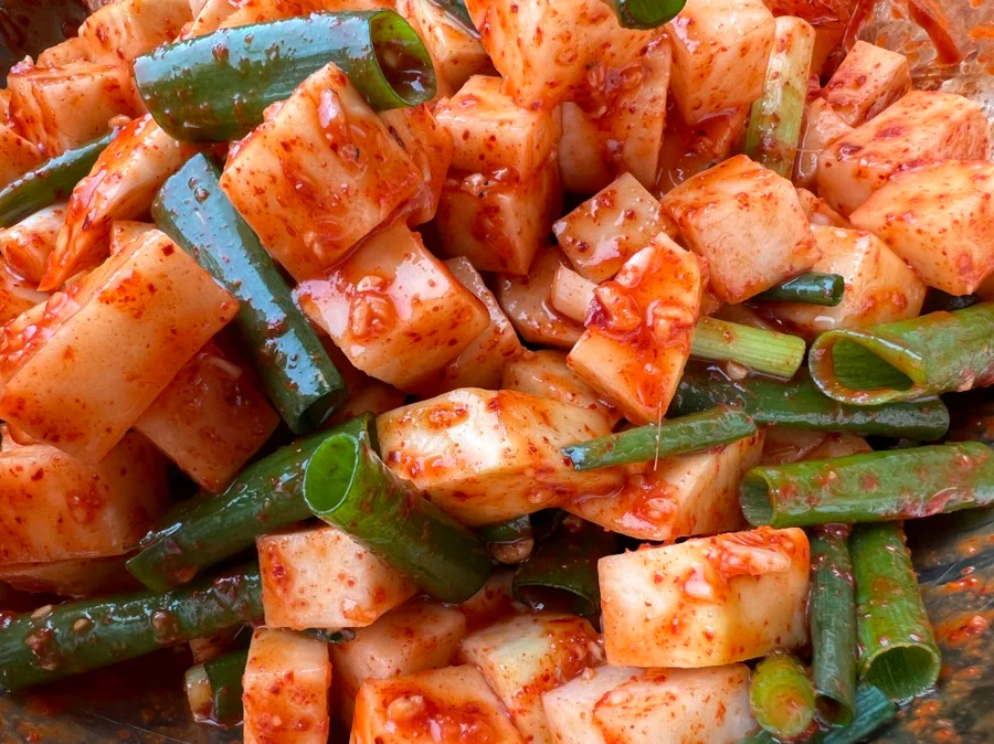 깍두기 담그는법 아삭하고 맛있는 깍두기 담그기