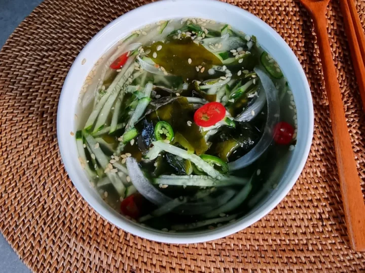 미역 오이냉국 만드는 법 냉면육수 오이냉국 레시피