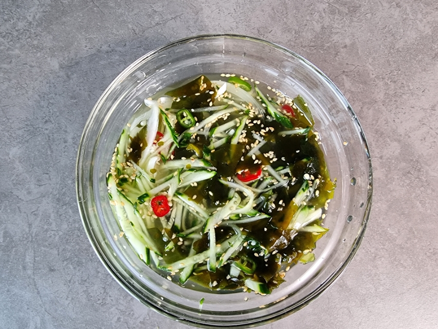 미역 오이냉국 만드는 법 냉면육수 오이냉국 레시피 14 13