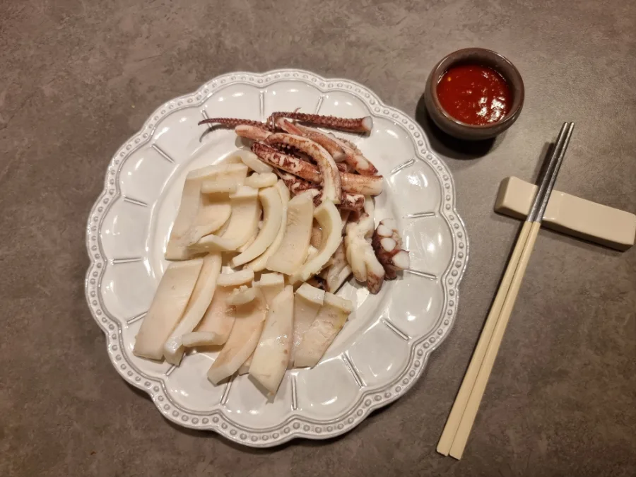 오징어 초무침 오징어숙회 만드는 법