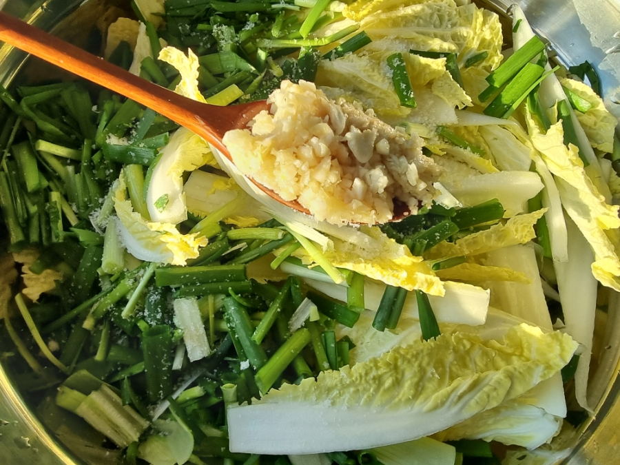 알배기 배추겉절이 만드는법 10분컷 겉절이 양념 레시피 12 10 5