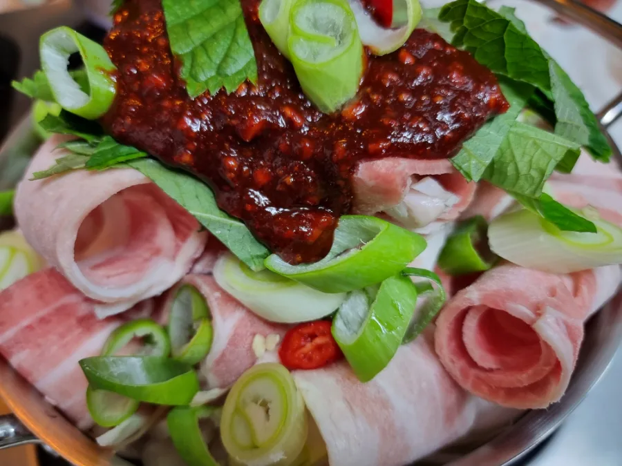 백종원 콩불 레시피 대패삼겹살 요리 양념