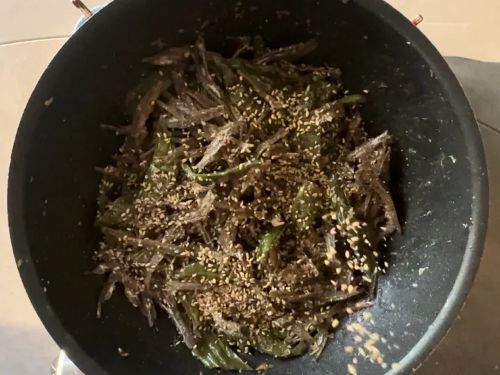 꽈리고추 멸치볶음 이보은 레시피로 만든 멸치조림