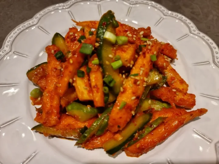 더덕고추장무침 더덕무침 만드는법 꿀맛보장 더덕손질