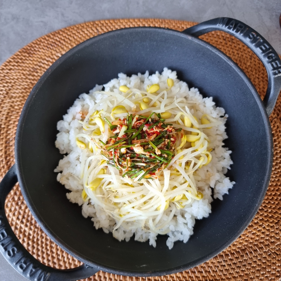 콩나물밥 양념장 만들기 아삭함이 살아있는 콩나물솥밥 13 14 2