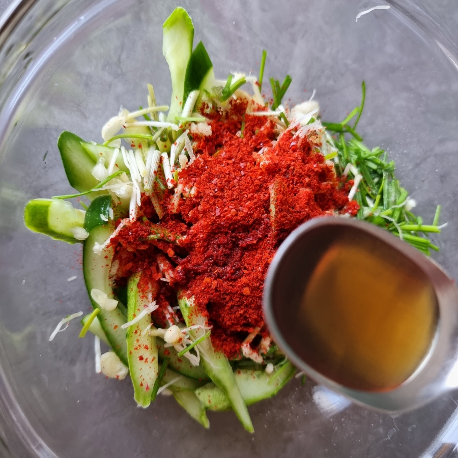 오이달래무침 만드는법 오이무침 레시피 20 19