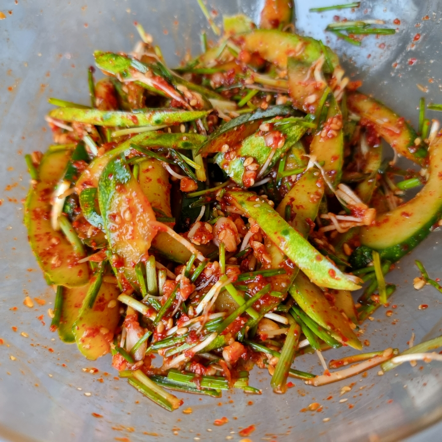 오이달래무침 만드는법 오이무침 레시피 21 20 2