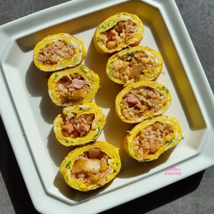 계란말이 김밥 스팸계란말이김밥 만들기