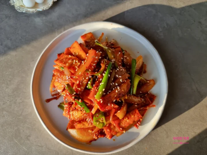 오뎅볶음 레시피 빨간오뎅 백종원 어묵볶음 만들기