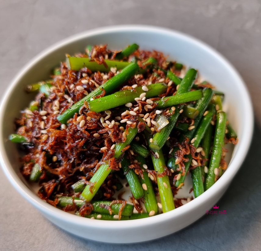 마늘쫑볶음 밥새우 넣어 만든 마늘쫑조림 마늘쫑요리 29 23