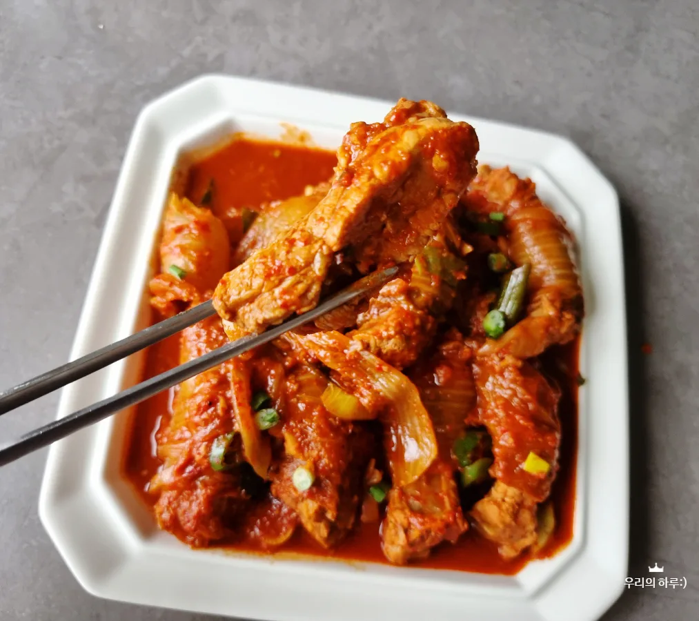 등갈비 김치찜 레시피 묵은지 등갈비찜