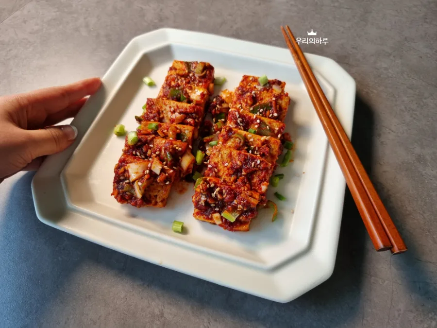 간단 두부조림 만들기 두부조림 양념장 레시피 정말 맛있어!