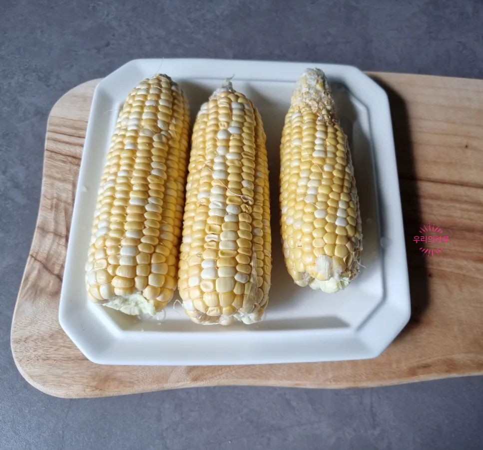 초당옥수수 전자레인지 찌는법 초당옥수수스프 만들기