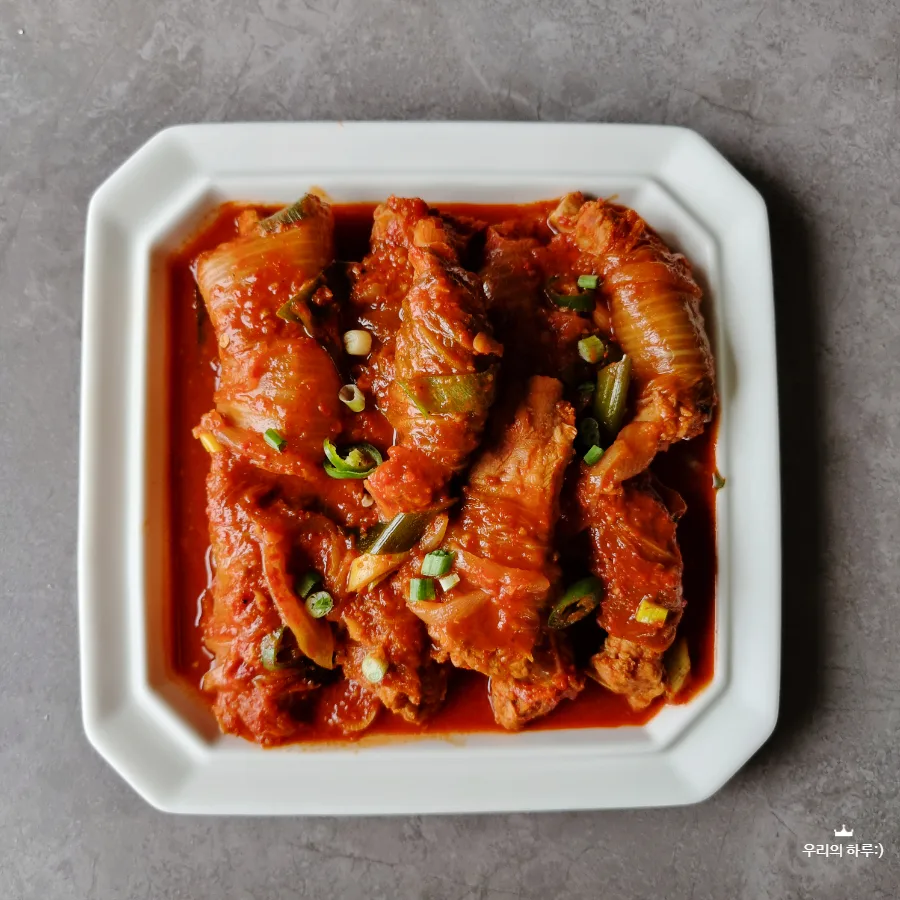 등갈비 김치찜 레시피 묵은지 등갈비찜