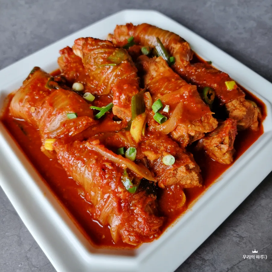 등갈비 김치찜 레시피 묵은지 등갈비찜