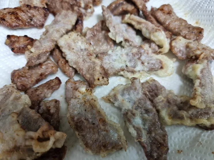 미국산 소고기로 만든 손님초대요리; 중화풍 소고기 튀김으로 나도 미슐랭