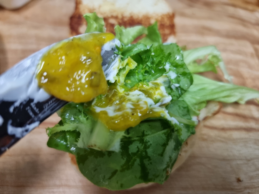 햄치즈 샌드위치 모닝빵 5분 완성 컷 존쿡델리미트 29 25