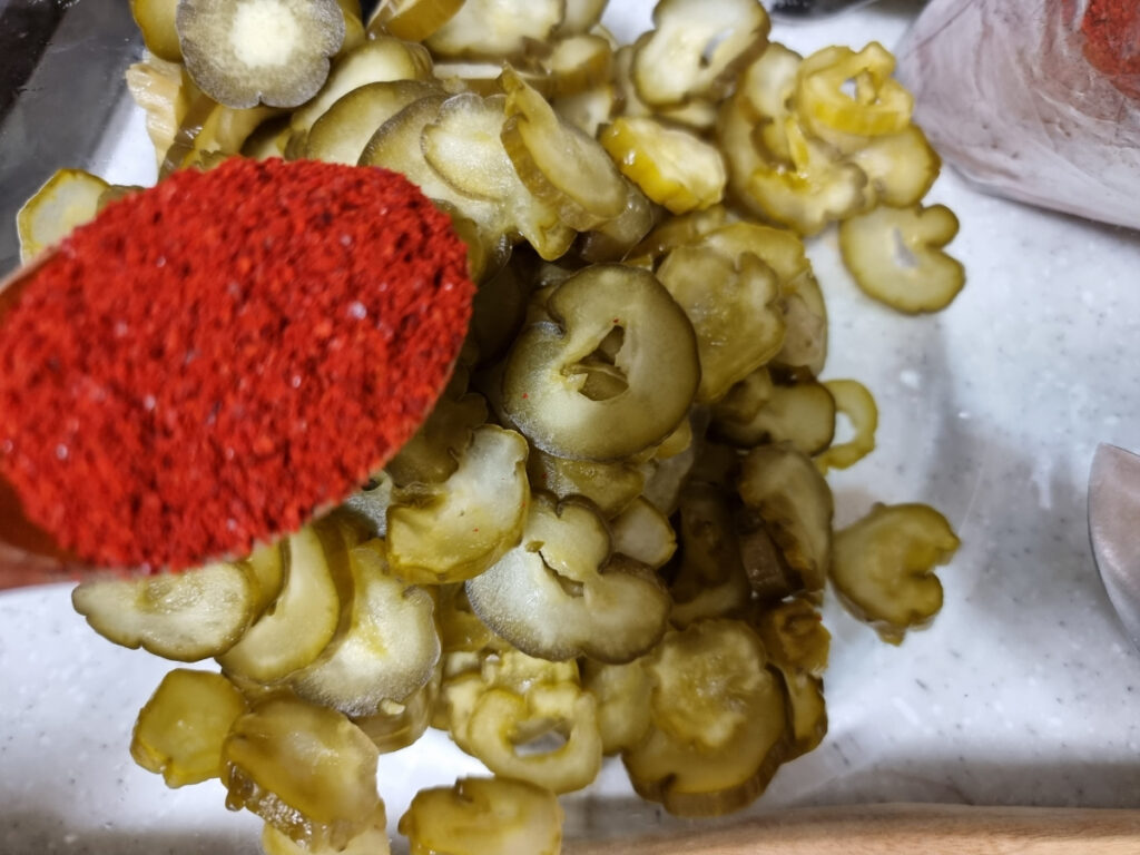 편스토랑 이찬원 오이지무침 비빔국수 레시피 8 6 3