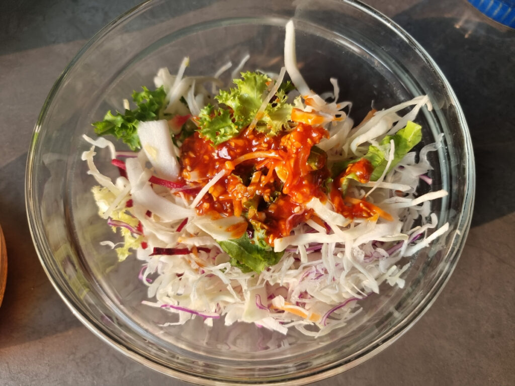 편스토랑 이찬원 납작만두 야채무침 레시피 11 9 1