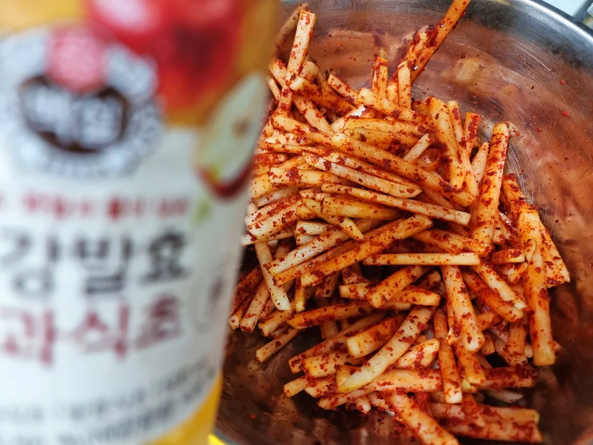 무생채 만드는법 무생채 레시피 무요리