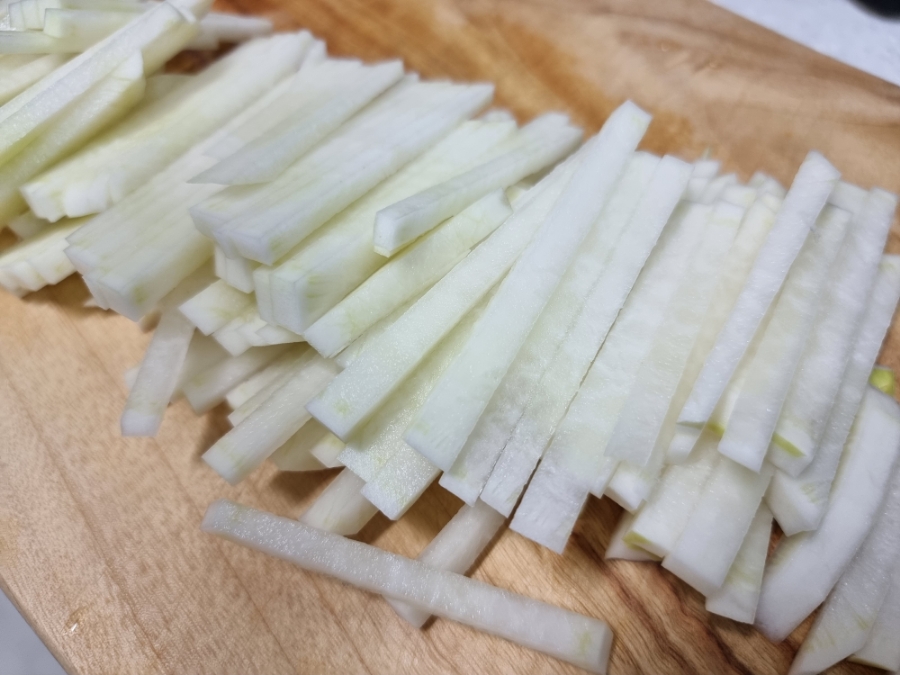 무생채 만드는법 무생채 레시피 무요리 8 6 1