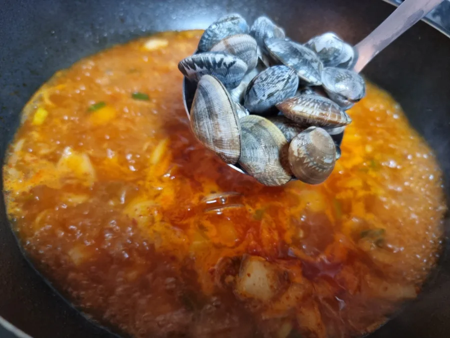 순두부찌개 끓이는법 바지락 순두부찌개 레시피 양념 순두부 요리 바지락해감