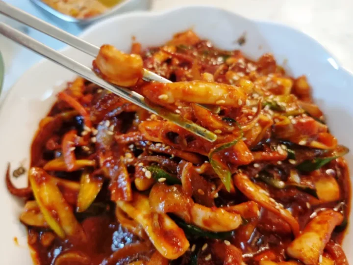 매운 오징어볶음 레시피 양념장 황금레시피 오징어 요리 손질법