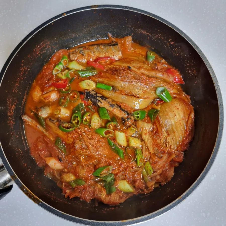 꽁치통조림김치찌개 레시피 꽁치김치찌개 조림 김치찜