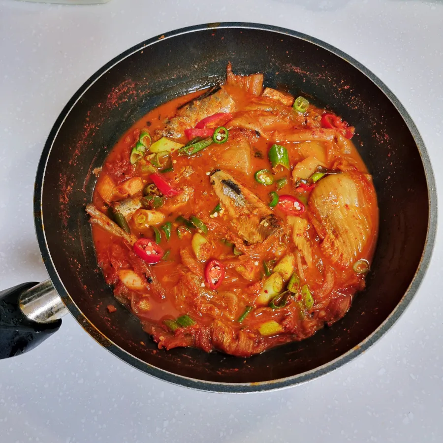 꽁치통조림김치찌개 레시피 꽁치김치찌개 조림 김치찜