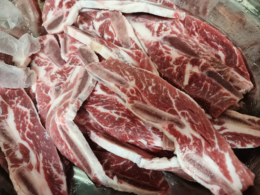 냉동 LA갈비재는법 키위 양념장 LA갈비구이 만드는법